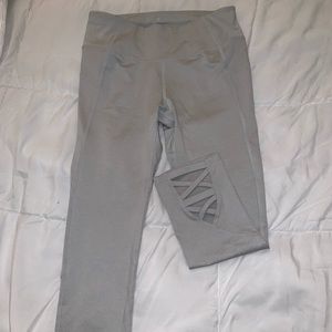 apana gray workout leggings